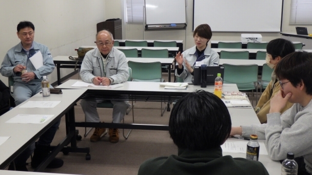 野菜栽培体験談のグループワーク