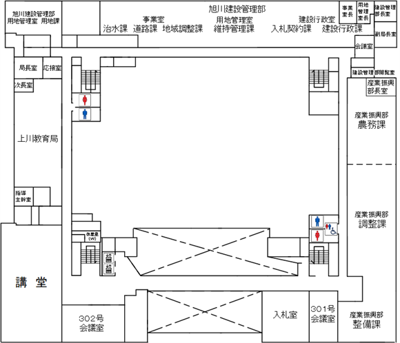 3Fフロア図