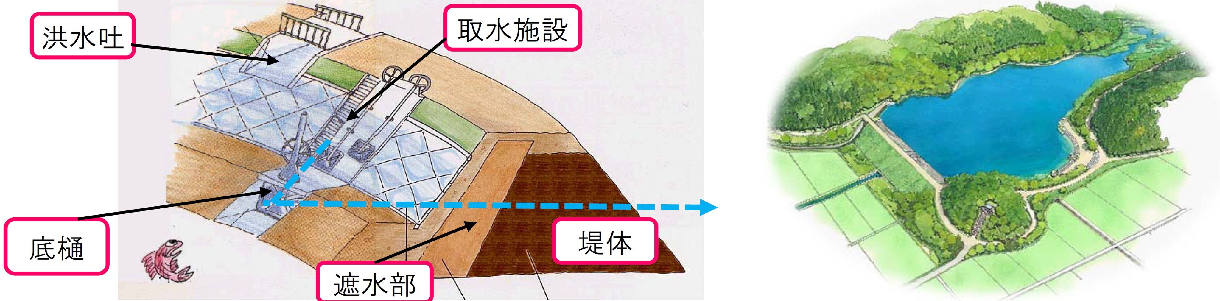 ため池の構造